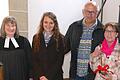 Sie gehen zukünftig getrennte Wege, erhalten aber die Freundschaft (von links): Pfarrerin Doris Bromberger, Sibylle Eber (Repperndorf), Richard Köhler (Buchbrunn) und Ursula Pfister (Repperndorf).&nbsp;