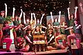 Dschungelschatz gefunden: Da rieselt das Gold für die FLS-Showtanzgruppe, auch in Form höchst verdienten Applauses, für ihren getanzten 'Goldenen Kompass'.
