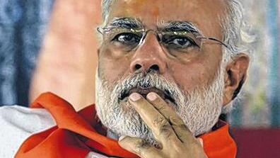 Narendra Modi, aussichtsreicher Premierministerkandidat in Indien