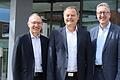 Peter Klett, Bernhard Kröner und Vorstandsvorsitzender Markus Merz.