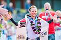 Maja Betz aus Nordheim&nbsp;kam am 7. August beim OstseeMan-Triathlon in Glücksburg (Schleswig-Holstein) über die Langdistanz als Erste ins Ziel und ist damit deutsche Meisterin.