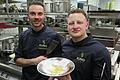 Die neuen Küchenchefs im Hotel Rebstock Patrick Grieshaber (links) und Robin Hofmann.