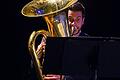 Virtuos auf der Tuba: &bdquo;London Brass&ldquo; zeigte im ZF- Kesselhaus, wie abwechslungsreich Blechbläsermusik ist.