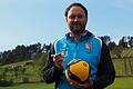 Autogramme gibt Frank Jansen eher nicht. Vielmehr erhofft sich der Sponsoring-Beauftragte der Hammelburg Volleys Unterschriften von Seiten der vielen Vereins-Partner, ohne die das Projekt Bundesliga nicht gestemmt werden kann. Foto: Jürgen Schmitt       -  Autogramme gibt Frank Jansen eher nicht. Vielmehr erhofft sich der Sponsoring-Beauftragte der Hammelburg Volleys Unterschriften von Seiten der vielen Vereins-Partner, ohne die das Projekt Bundesliga nicht gestemmt werden kann. Foto: Jürgen Schmitt