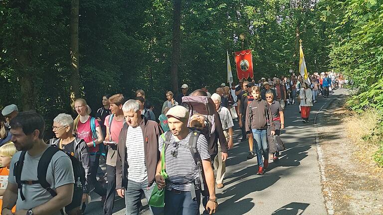 Gemeinsam wallten die rund 200 Tiefenthaler Pilgerinnen und Pilger aller Altersgruppen die letzte Etappe von der Frankenwarte zum Würzburger Käppele. Gemeinsam wallten die rund 200 Tiefenthaler Pilgerinnen und Pilger aller Altersgruppen die letzte Etappe von der Frankenwarte zum Würzburger Käppele.