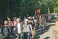 Gemeinsam wallten die rund 200 Tiefenthaler Pilgerinnen und Pilger aller Altersgruppen die letzte Etappe von der Frankenwarte zum Würzburger Käppele.